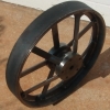 Front Wheel Of Little Samson Traction Engine Showing Spokes