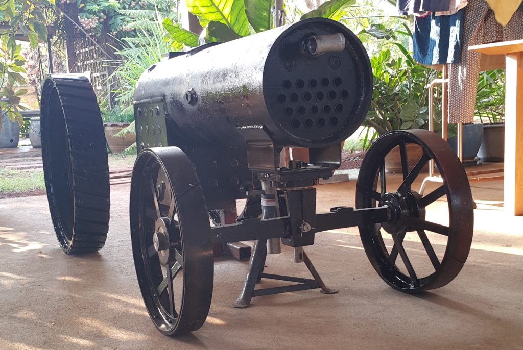 Image showing Half Size Little Samson Traction Engine Model Boiler Back Front Wheels Axle 00